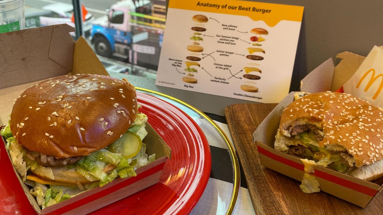 PHOTO: The newly revamped Big Mac has hit menus nationwide at McDonald's.