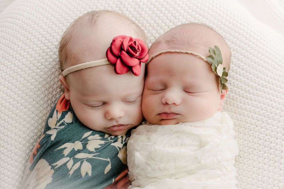 PHOTO: Sisters Ava Pierce and Everly Pierce were born just seven weeks apart.
