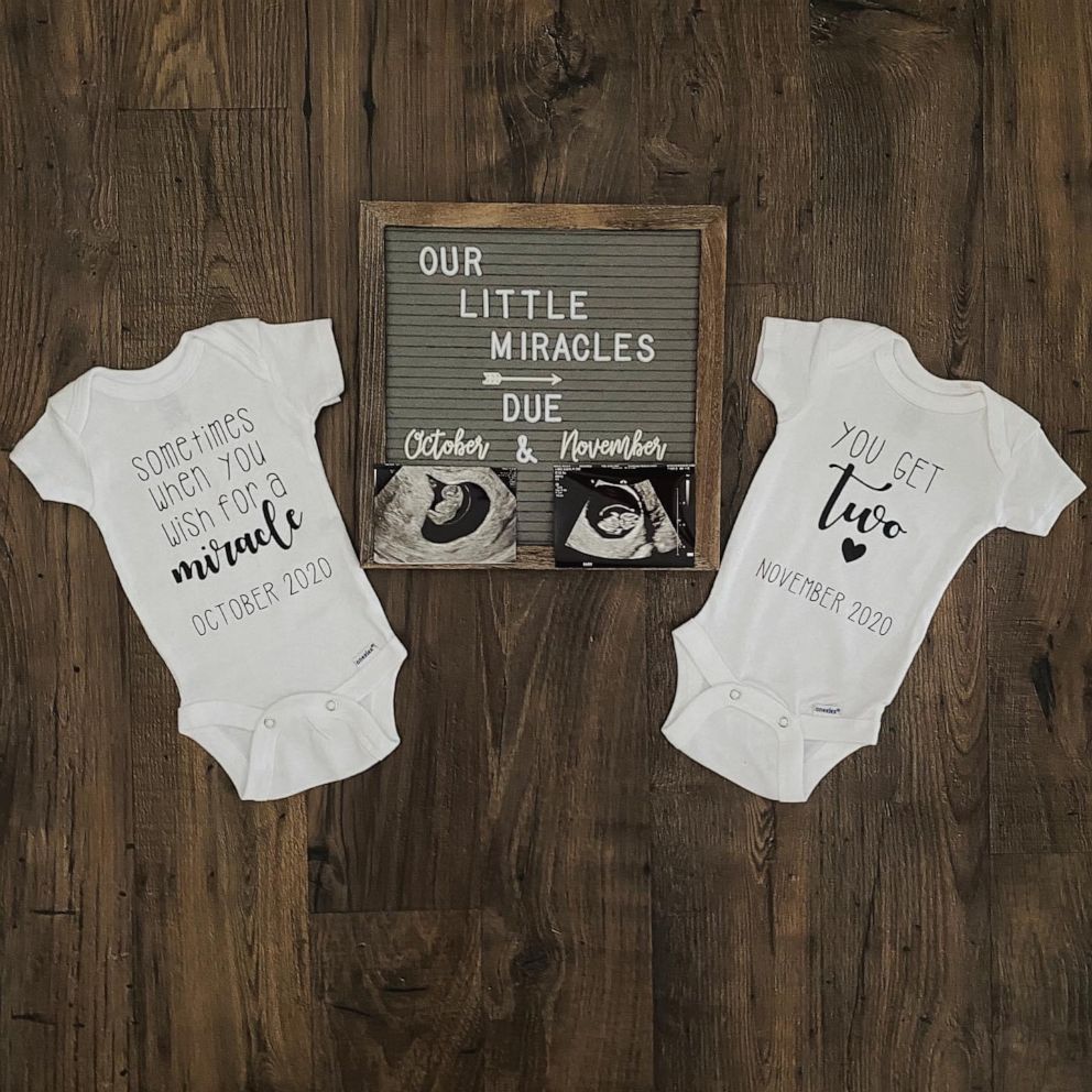 PHOTO: Kelsi and Kyle Pierce's baby announcement is pictured here.
