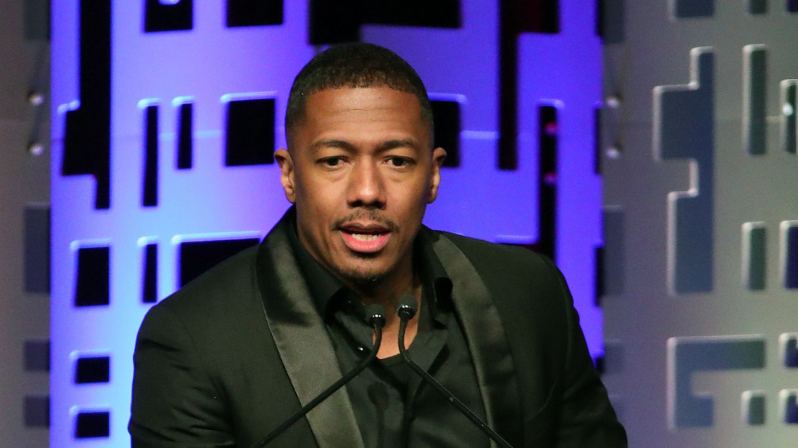 PHOTO:Nick Cannon speaks onstage at The Los Angeles Mission Legacy Of Vision Gala at The Beverly Hilton Hotel on Oct. 24, 2019 in Beverly Hills, Calif.