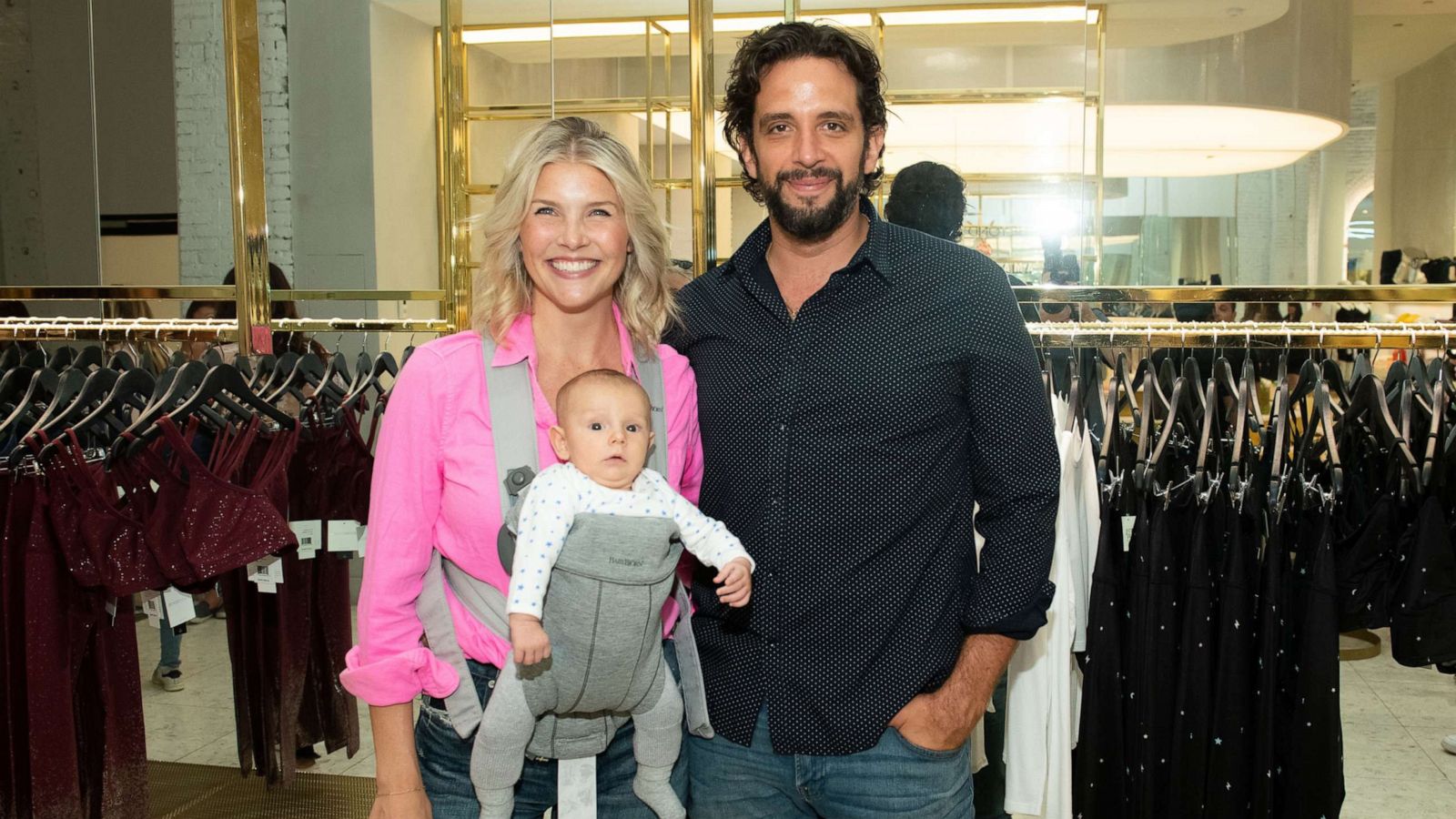 PHOTO: In this Aug. 27, 2019, file photo, Amanda Kloots and Nick Cordero attend the Beyond Yoga x Amanda Kloots Collaboration Launch Event in New York.