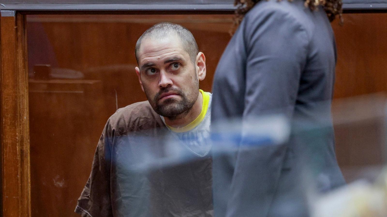 PHOTO: Nick Reiner appears with Deputy Public Defender Kimberly Greene during his arraignment in Los Angeles County Superior Court on February 23, 2026 in Los Angeles.