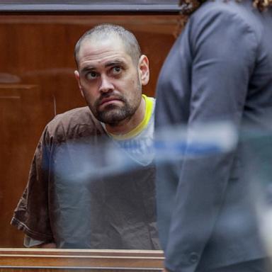 PHOTO: Nick Reiner appears with Deputy Public Defender Kimberly Greene during his arraignment in Los Angeles County Superior Court on February 23, 2026 in Los Angeles.