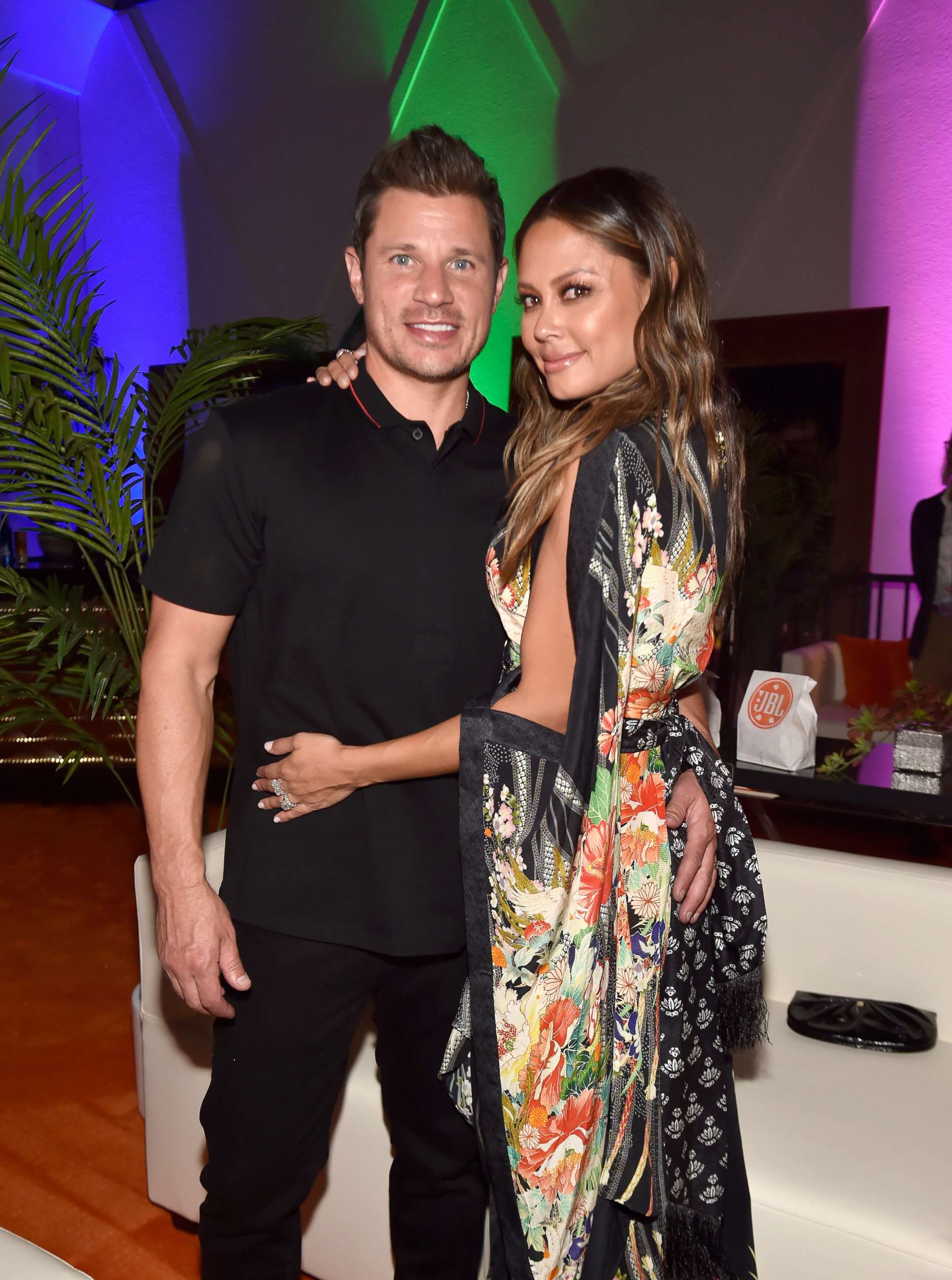PHOTO: Nick Lachey and Vanessa Lachey attending JBL Fest, an exclusive, three-day music experience hosted by JBL in Las Vegas, Oct. 19, 2018.