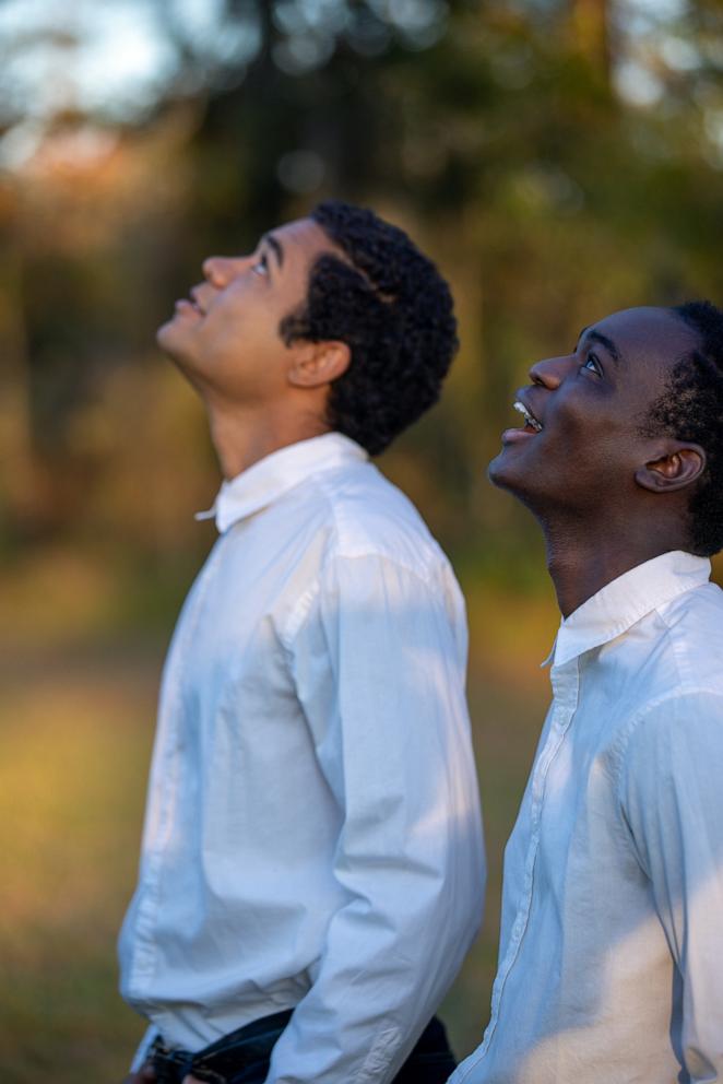 PHOTO: Brandon Wilson as Turner and Ethan Herisse as Elwood in the movie "Nickel Boys."