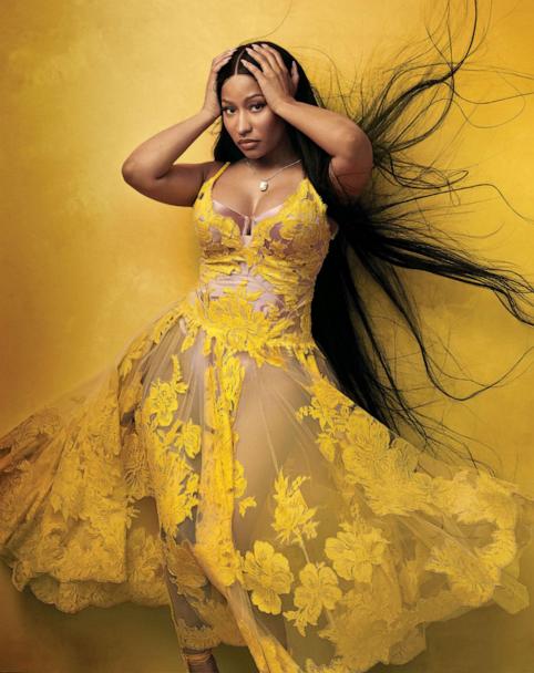 Nicki Minaj is radiant in stripped-down Vogue December cover shoot - Good  Morning America