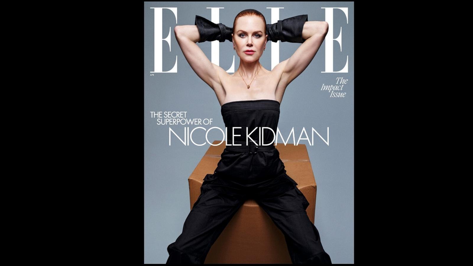 PHOTO: Nicole Kidman appears on the cover of Elle Magazine.