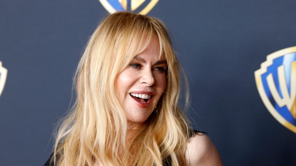PHOTO: In this April 14, 2026, file photo, Nicole Kidman promotes the upcoming film "Practical Magic 2" at the Warner Bros. Pictures presentation during CinemaCon, the official convention of Cinema United, in Las Vegas.
