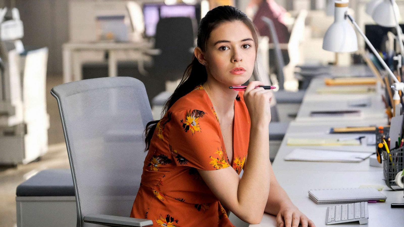 PHOTO: Nicole Maines as Nia Nal in a scene from "Supergirl."