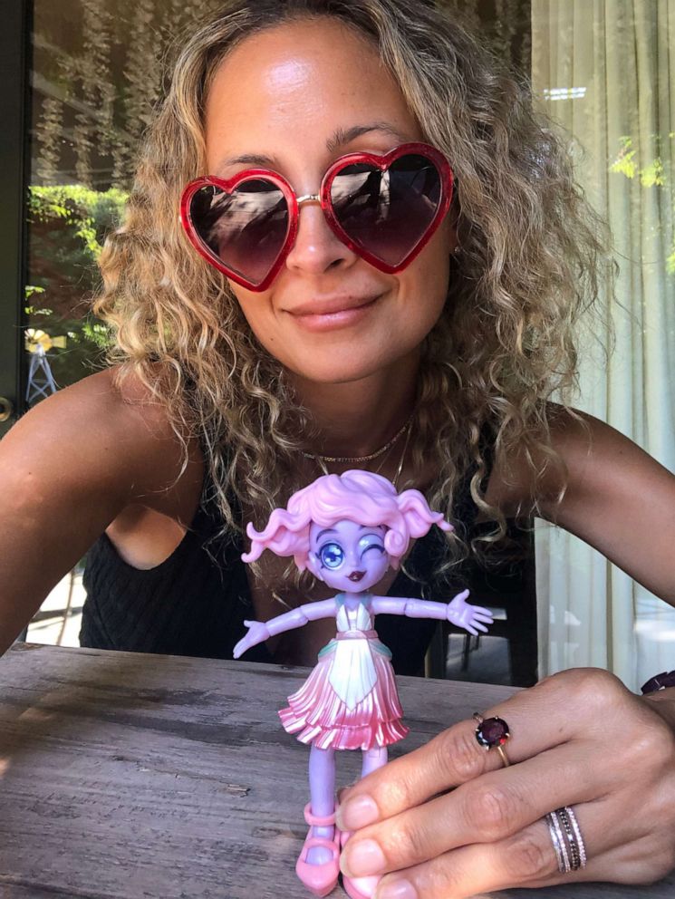 PHOTO: Nicole Richie poses with a Chix Fashion collectible toy.