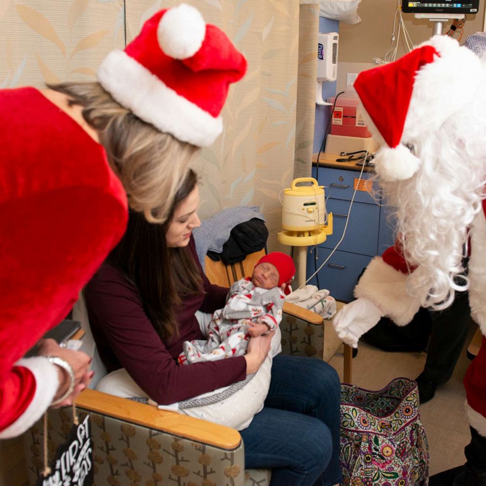 VIDEO: These babies in the NICU couldn’t go see Santa. So he and Mrs. Claus came to them