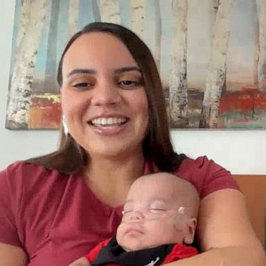 PHOTO: Alysha MacDougall didn’t know she was pregnant before she gave birth to her son Julian on Jan. 26, 2026.