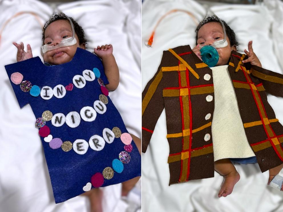 PHOTO: Babies in the neonatal intensive care unit at Children’s Hospital New Orleans are dressed up in honor of Taylor Swift’s Eras Tour stops in the Crescent City.