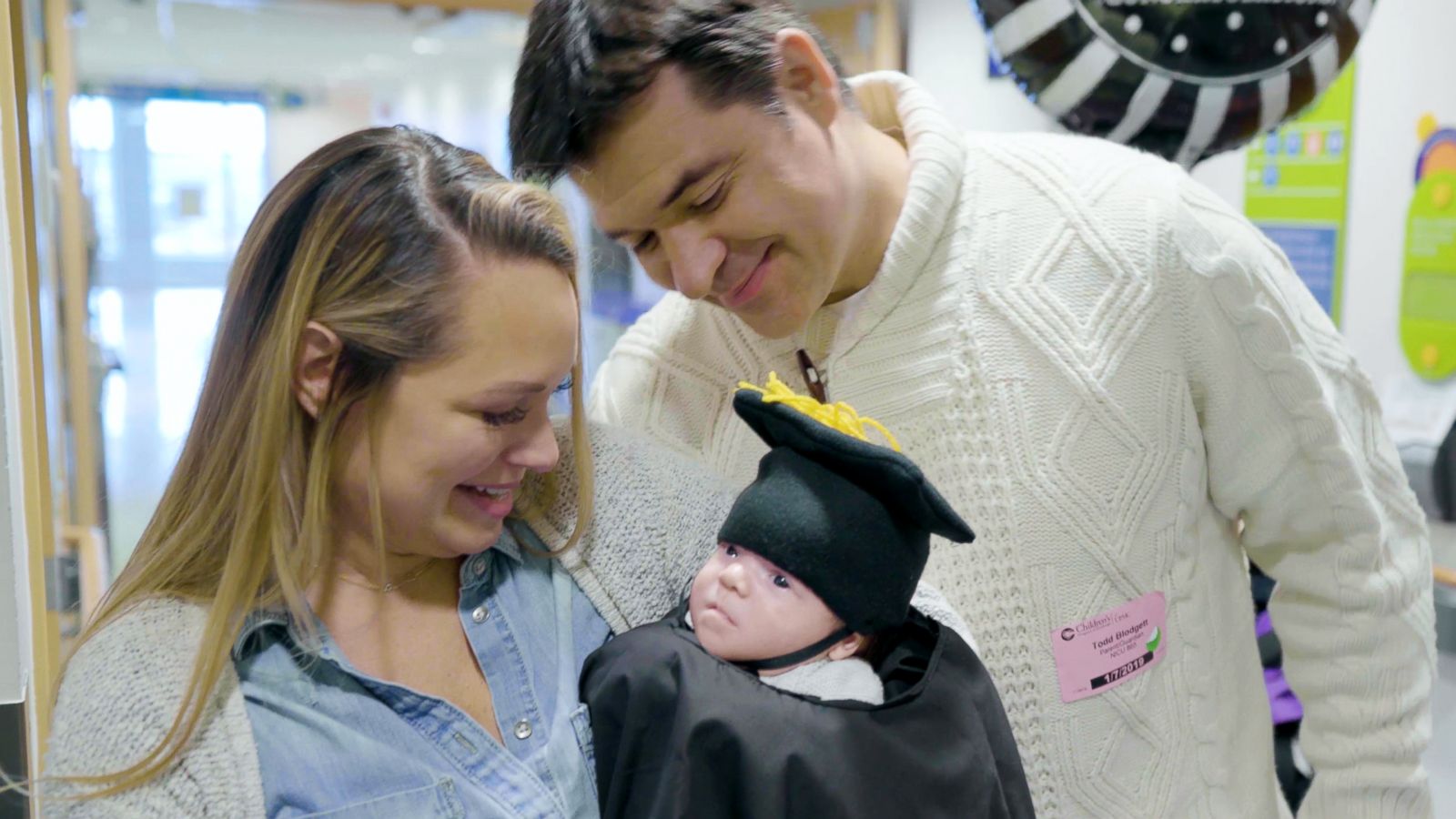 PHOTO: Nicole and Todd Blodgett hold their son Bodie on his last day in the Neonatal Intensive Care Unit at UPMC Children's Hospital of Pittsburgh.