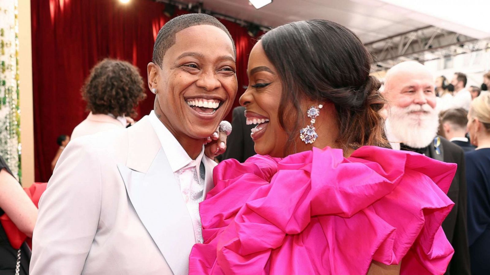 PHOTO: Jessica Betts and Niecy Nash attend the 94th Annual Academy Awards at Hollywood and Highland on March 27, 2022 in Hollywood, Calif.