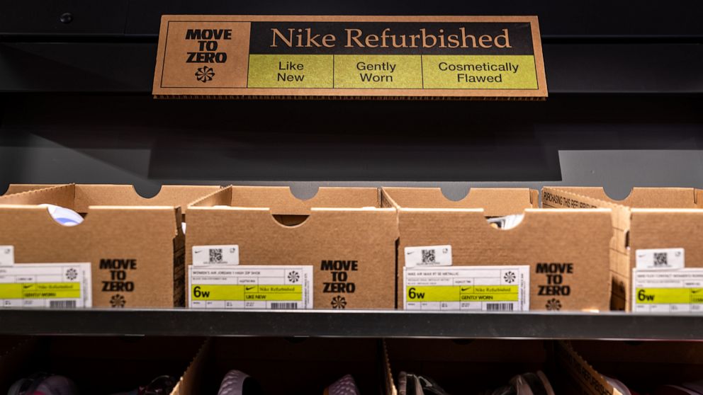 PHOTO: Nike rolls out a refurbished sneaker program to give a second life to shoes.