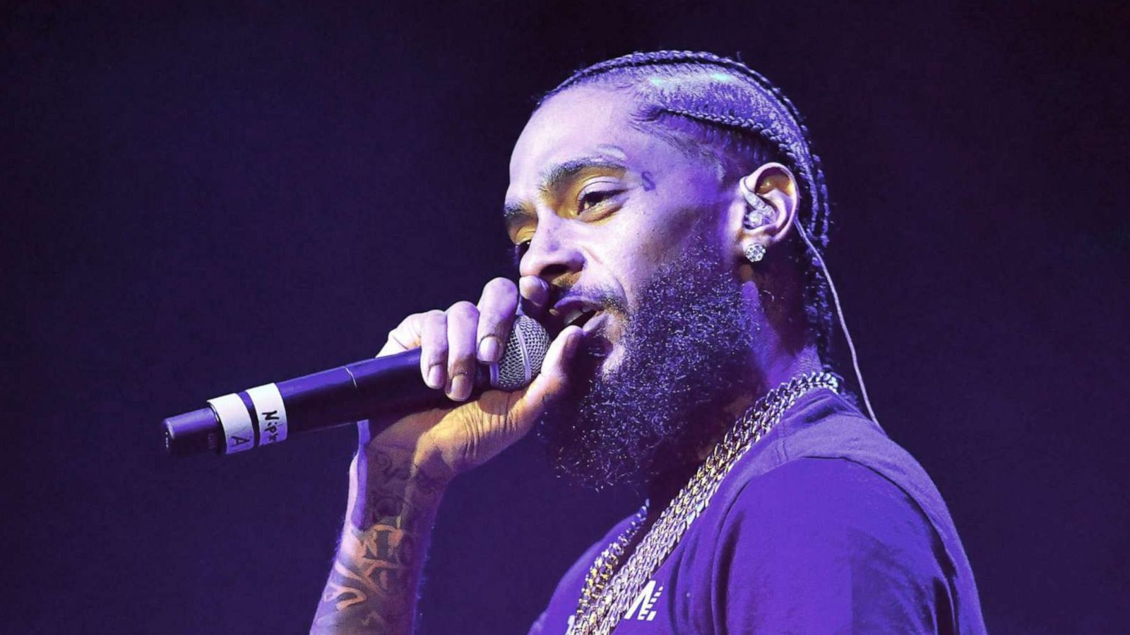 PHOTO: Rapper Nipsey Hussle performs at Glen Helen Amphitheatre, May 12, 2018 in San Bernardino, Calif.