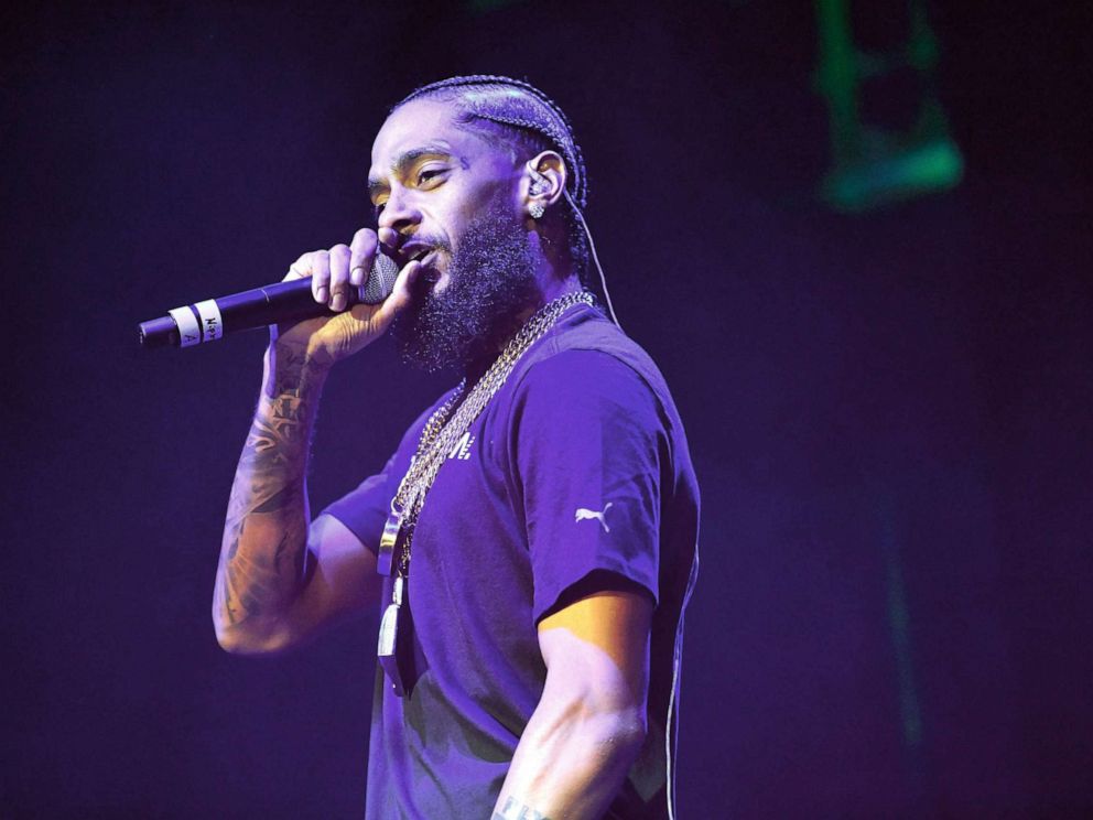 PHOTO: Rapper Nipsey Hussle performs at Glen Helen Amphitheatre, May 12, 2018 in San Bernardino, Calif.