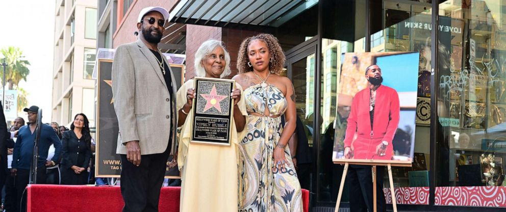 Nipsey Hussle honored as hometown hero with star on Hollywood Walk of Fame - ABC News