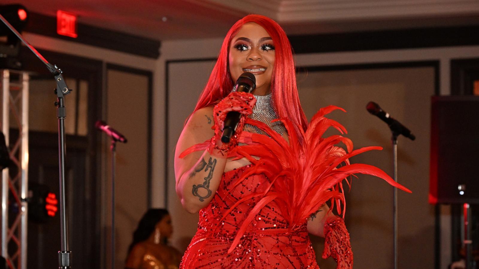 PHOTO: Singer Nivea performs onstage during the 2023 The Vision Community Foundation Black Tie Gala at The Whitley on July 14, 2023 in Atlanta, Georgia.