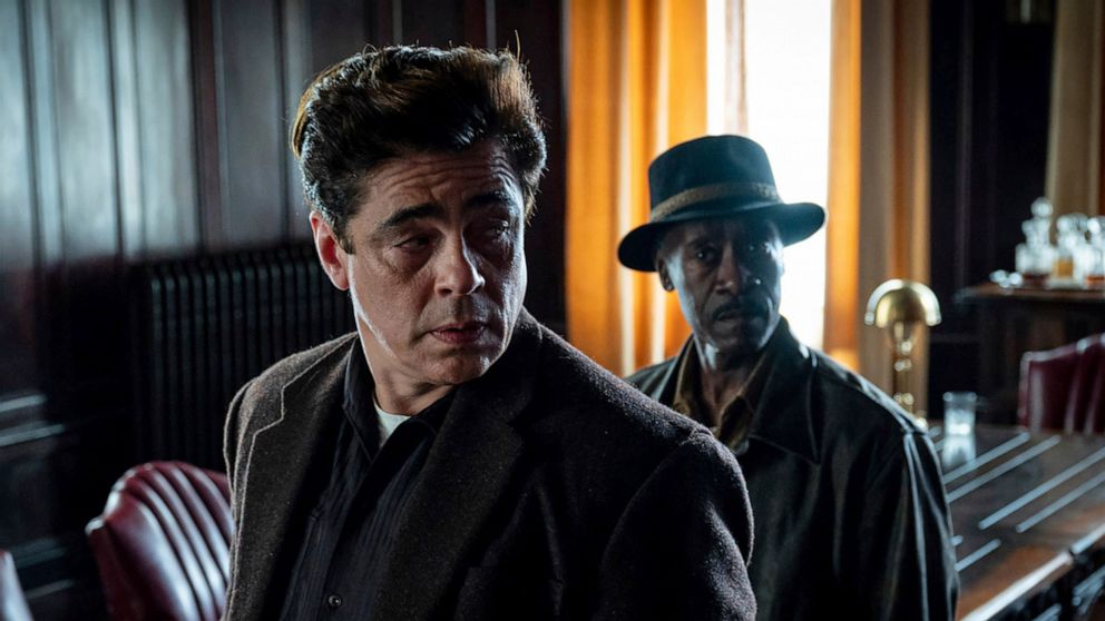 PHOTO: Don Cheadle and Benicio Del Toro star in a scene from the 2021 film, "No Sudden Move."