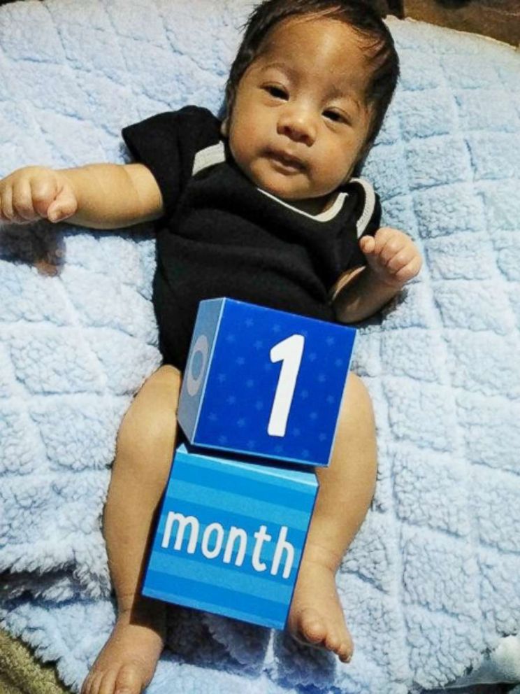 PHOTO: Noah Valdez is pictured one month after he was born in South Texas.