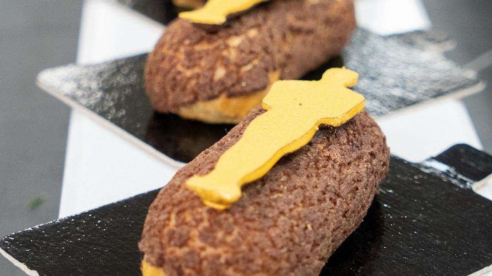 PHOTO: A new choux dessert from Wolfgang Puck Catering for the annual Governors Ball after the Oscars. 