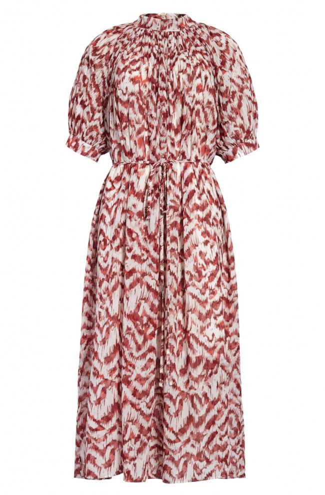 PHOTO: This Maggy London Pleated Puff Sleeve is featured in Nordstrom's 2020 Anniversary Sale.