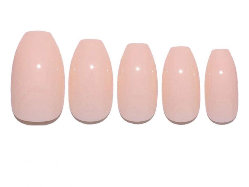 PHOTO: Static Nails Nude Peach Pop-on Reusable Manicure Set, $14, available at nordstrom.com.