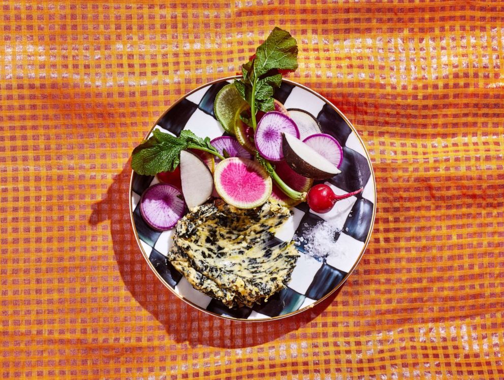 PHOTO: Radishes with lemon nori butter.