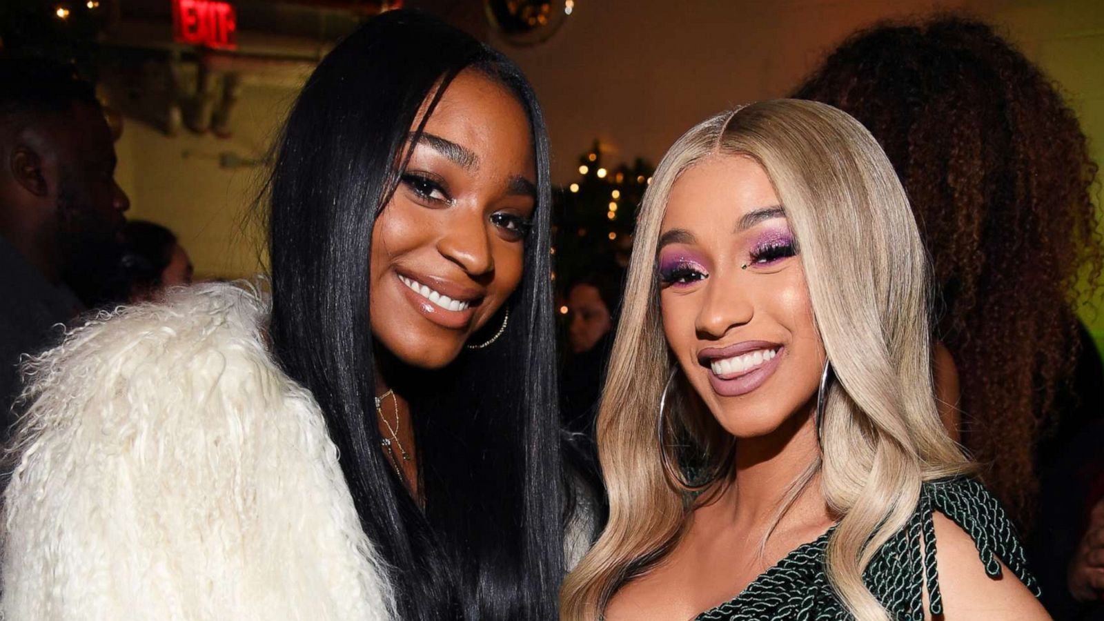 PHOTO: Normani and Cardi B attend an event at Madison Square Garden, Dec. 7, 2018, in New York City.