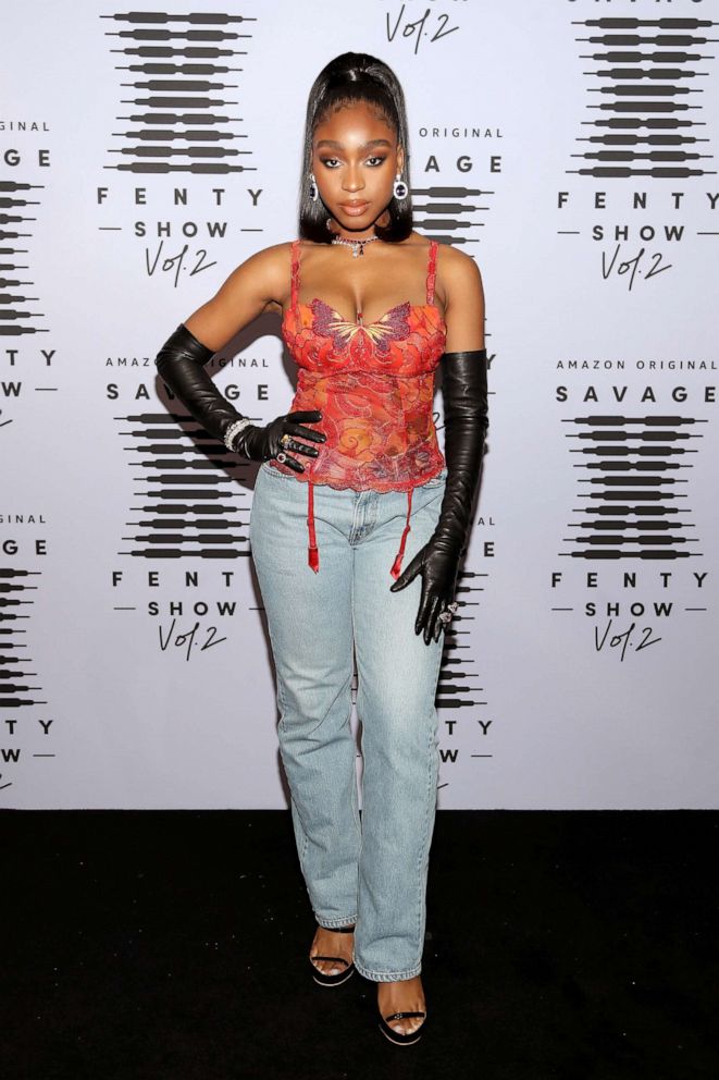 PHOTO: In this retouched image released on Oct. 1, 2020, Normani attends Rihanna's Savage X Fenty Show Vol. 2 presented by Amazon Prime Video at the Los Angeles Convention Center in Los Angeles.