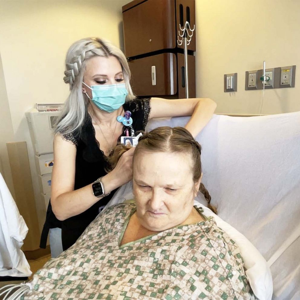 VIDEO: Nurse braids patients' hair on her days off 