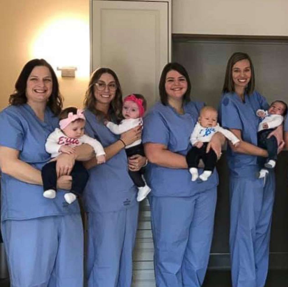 VIDEO: Hospital baby boom: 8 OBGYN nurses give birth to adorable babies