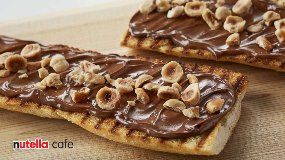 PHOTO: Grilled Baguette is a popular item at the Nutella Cafe in New York.