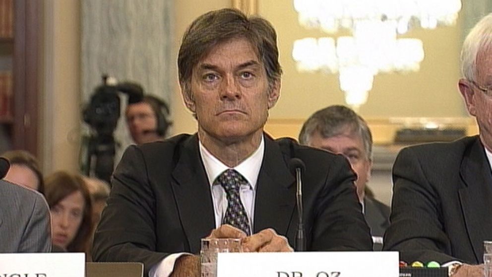 Video Dr. Oz Testifies at Deceptive Ads Hearing ABC News