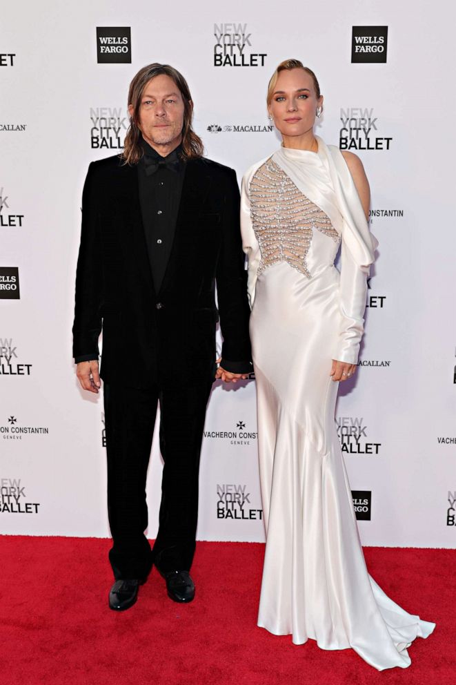 PHOTO: Norman Reedus and Diane Kruger attend the New York City Ballet's 2023 Fall Gala at the David H. Koch Theatre at Lincoln Center, Oct. 5, 2023, in New York.