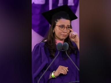 Ms. Rachel delivers emotional commencement speech at NYU's Steinhardt School