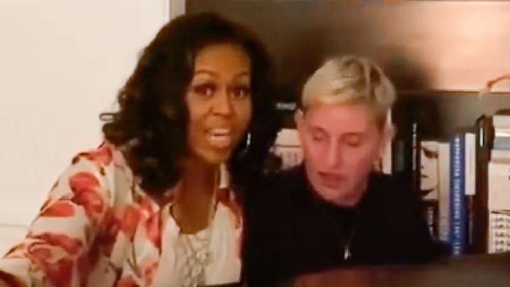 PHOTO: Michelle Obama and Ellen DeGeneres were filmed sitting at the piano in a video posted to Obama's Instagram account.