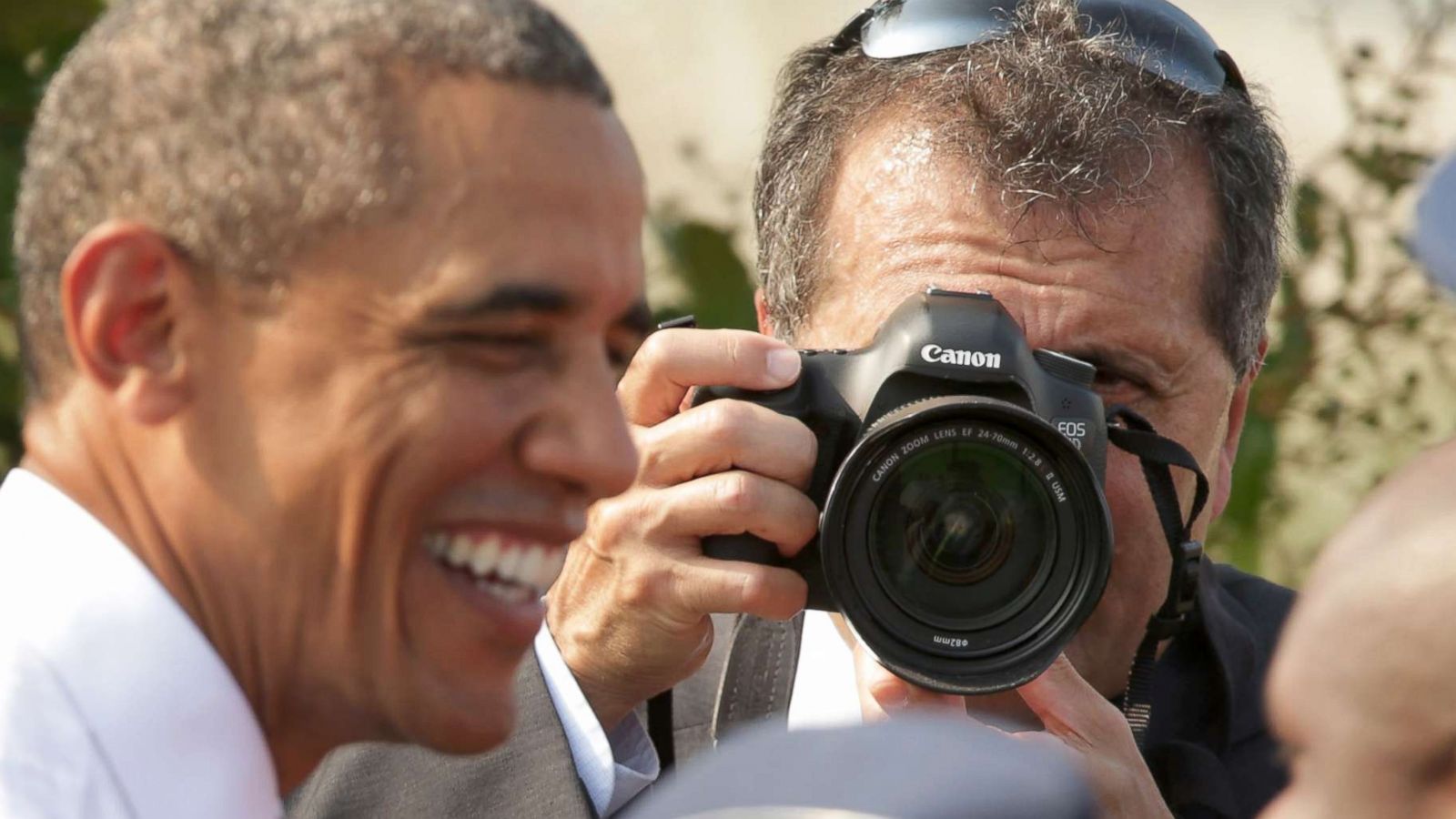 PHOTO: In this file photo, White House photographer Pete Souza makes images of President Barack Obama during a ceremony in observance of the terrorist attacks at the Pentagon, Sept. 11, 2013 in Arlington, Va.