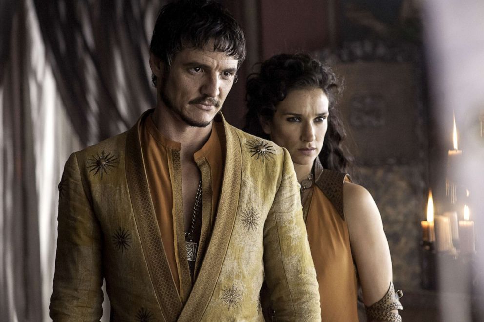 PHOTO: Pedro Pascal, as Oberyn Martell, and Indira Varma, Ellaria Sand, in a scene from "Game of Thrones."