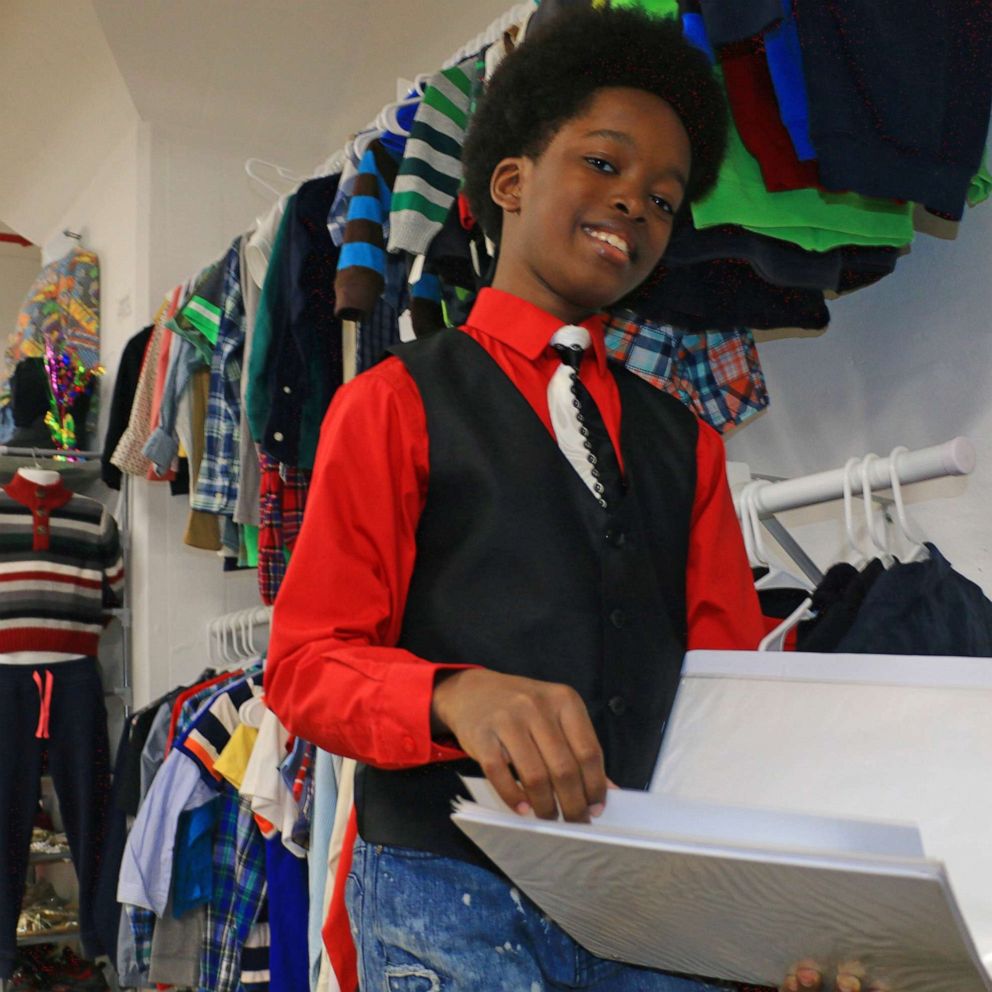11 Year Old Opens Thrift Shop To Help Families In Need Good Morning America