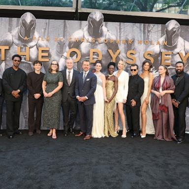 PHOTO: The cast attend the premiere of "The Odyssey" July 14, 2026 in New York City. 