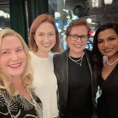 PHOTO: Angela Kinsey, Ellie Kemper, Jenna Fischer and Mindy Kaling appear in this image shared by Kemper on Instagram.
