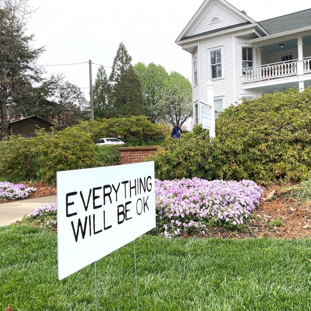 VIDEO: 'Everything Will Be OK' signs pop up to spread cheer around Georgia town