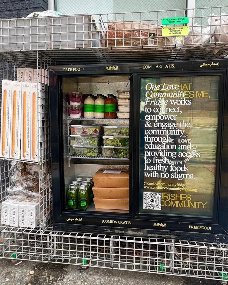 PHOTO: One Love Community Fridge supports communities by fighting food insecurity with local partners and volunteers to provide healthy options for free.