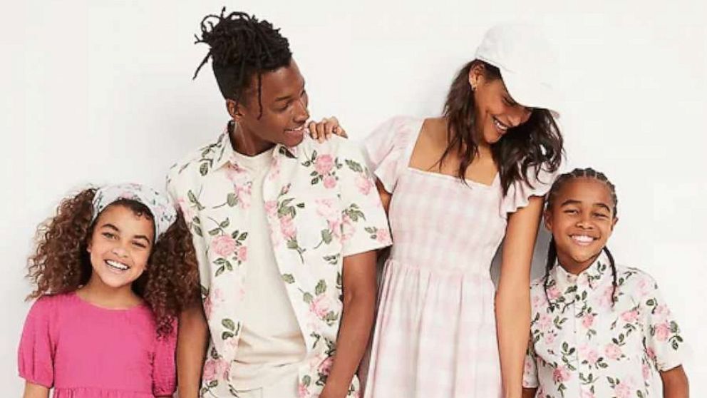 Ruffle-Trim Floral Swing Dress for Toddler Girls from Old Navy.