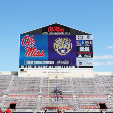 PHOTO: A general view of Vaught-Hemingway Stadium before the game between the Mississippi Rebels and the LSU Tigers at Vaught-Hemingway Stadium on Sept. 27, 2025, in Oxford, Mississippi.