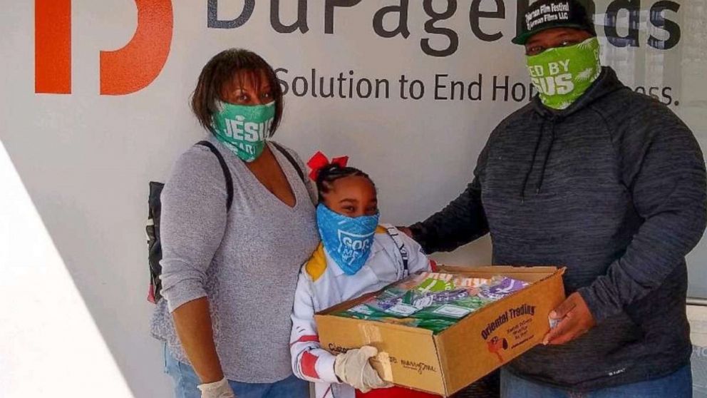 VIDEO: 11-year-old girl pledges to make 1,200 masks for the homeless 