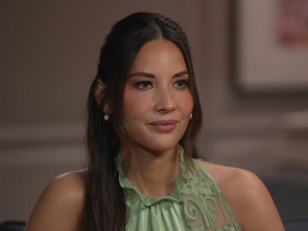 olivia munn green dress Oliphant Smocked Back Maxi, Aster Pink main image 1